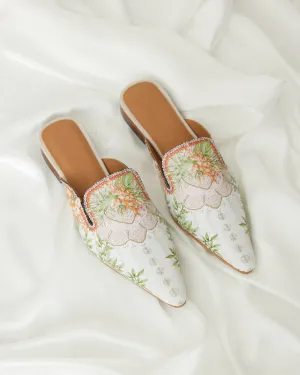 Love in Portofino (Heliconia) - Mule : Ivory
