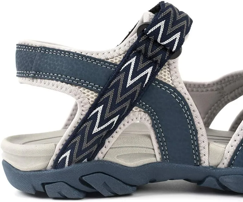 Luffymomo Womens Hiking Outdoor Sandals Sport Athtletic Beach Sandals with Closed Toe