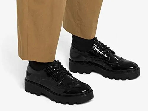 Matt & Nat Womens Vegan Itza Patent Oxford in Black