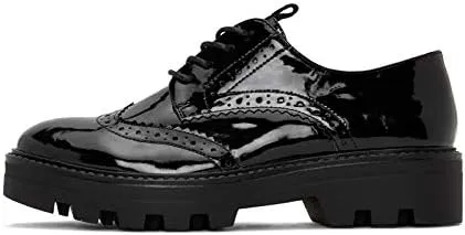 Matt & Nat Womens Vegan Itza Patent Oxford in Black