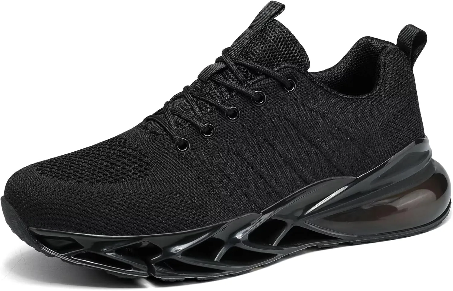 Mens Air Cushion Fashion Sneakers Breathable Blade Running Walking Shoes Comfortable Non Slip Work Sport Fitness Athletic Tennis Shoes