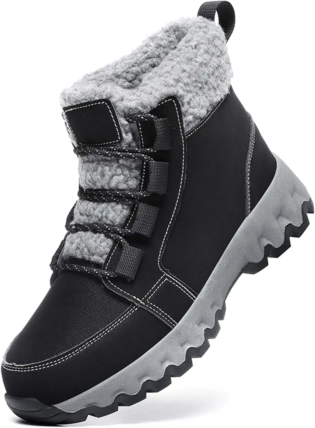 Men's and Women's Fashionable Casual Leather Shoes and Snow Boots