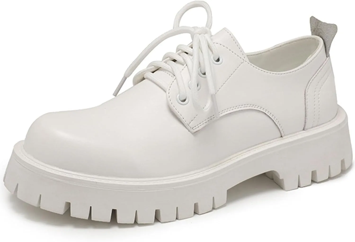 Men's British Style Leather Thick Bottom Oxford Shoes Classic Business Comfortable Non-Slip Platform Formal Leather Shoes