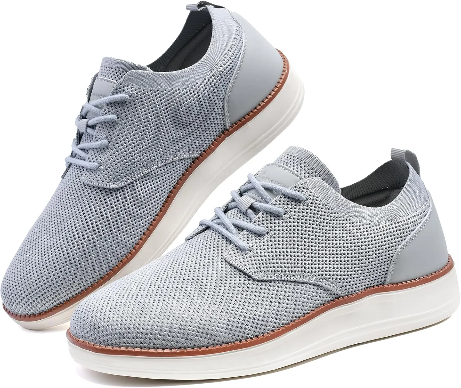 Men's Casual Shoes Knitted Breeze Mesh Oxfords Sneakers