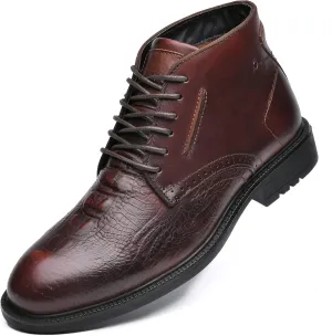 Men's Chukka Boots Genuine Leather Ankle Boot for Men Classic Casual Oxford Style Footwear