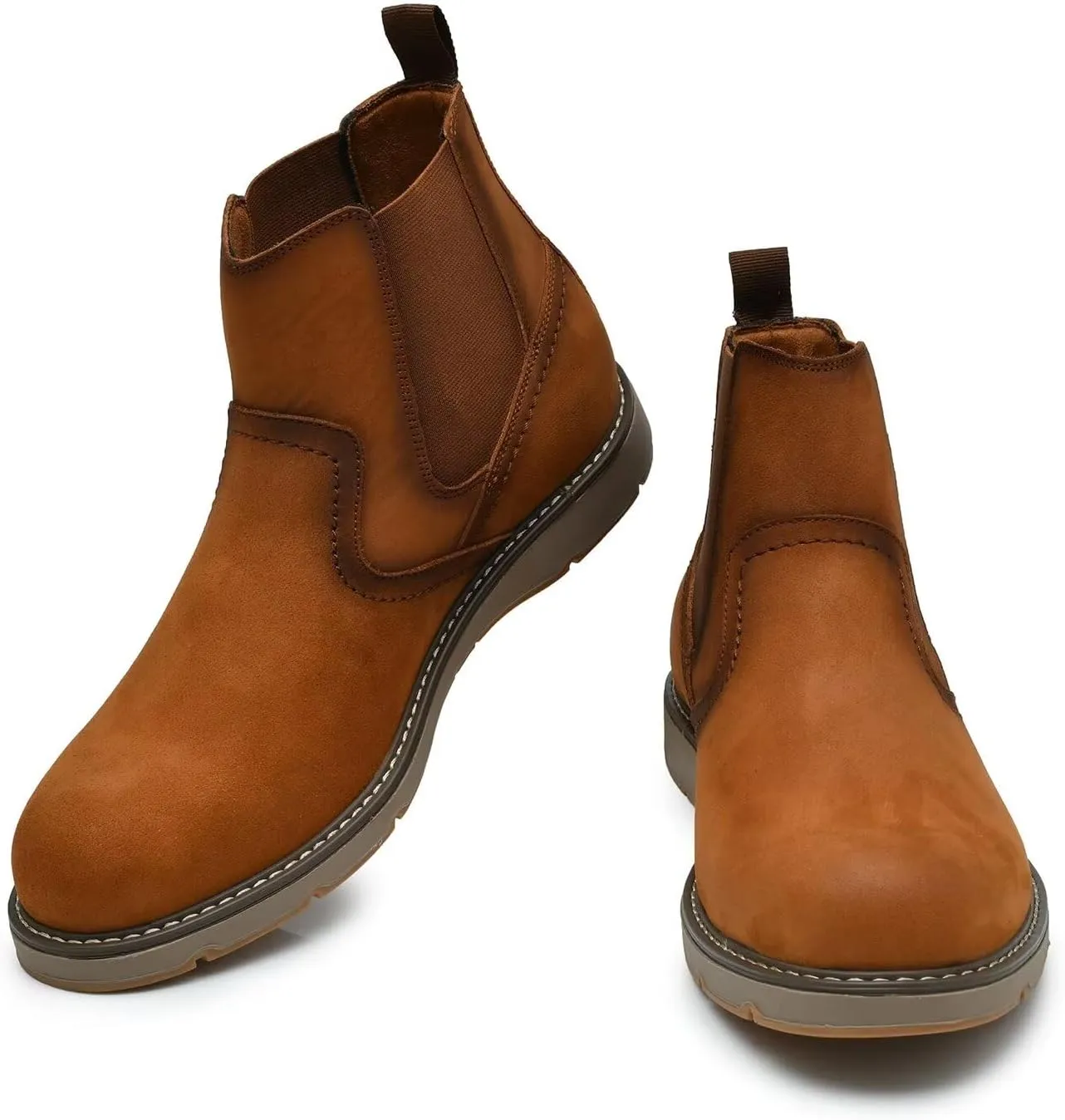 Men's Chukka Boots Genuine Leather Ankle Boot for Men Classic Casual Oxford Style Footwear