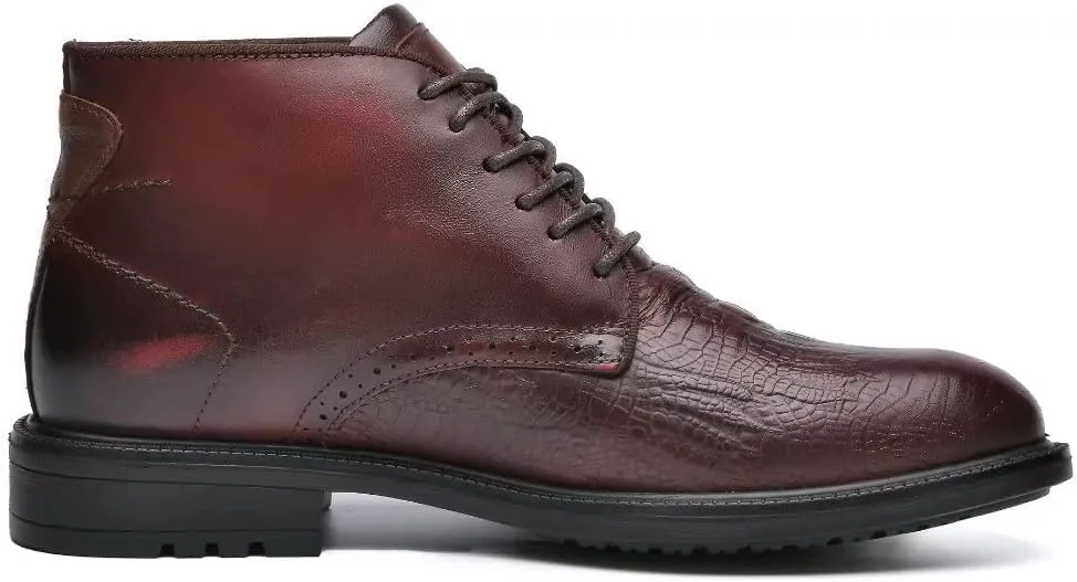 Men's Chukka Boots Genuine Leather Ankle Boot for Men Classic Casual Oxford Style Footwear