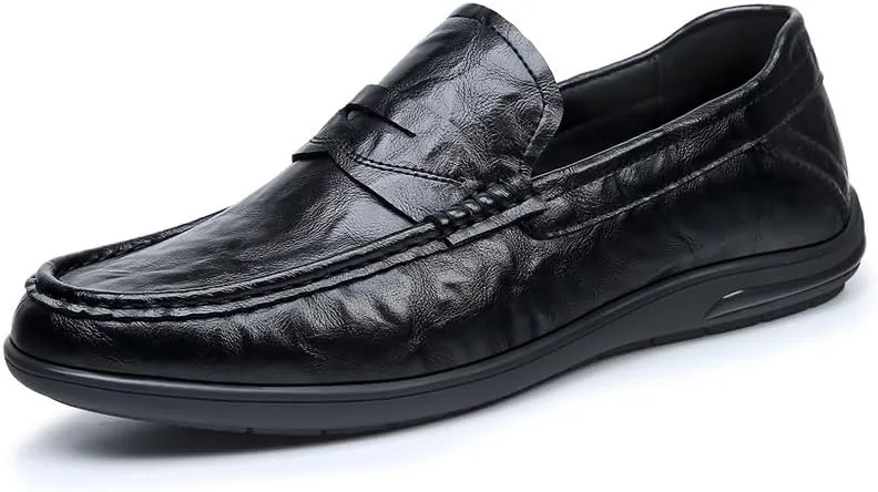 Men's Dress Shoes Mens Breathable Business Classic Oxfords Shoes Lightweight Comfortable Loafers Shoes for Men(9)