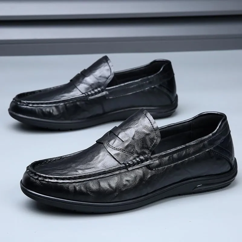 Men's Dress Shoes Mens Breathable Business Classic Oxfords Shoes Lightweight Comfortable Loafers Shoes for Men(9)