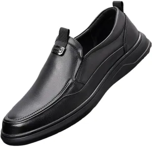 Men's Handmade Modern Classic Lace up Leather Lined Perforated Dress Shoes Fashion Pointed Toe Slip-On Oxford