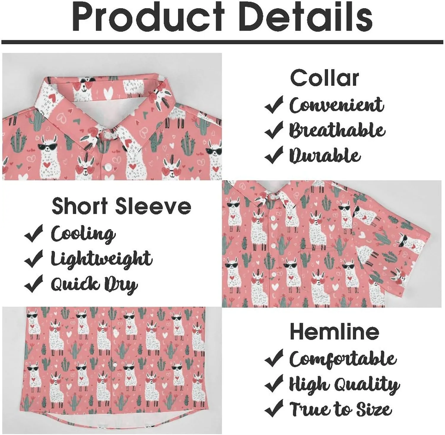 Mens Hawaiian Shirt Casual Button Down Short Sleeve Tropical Beach Holiday Aloha Party Shirt for Men Funny