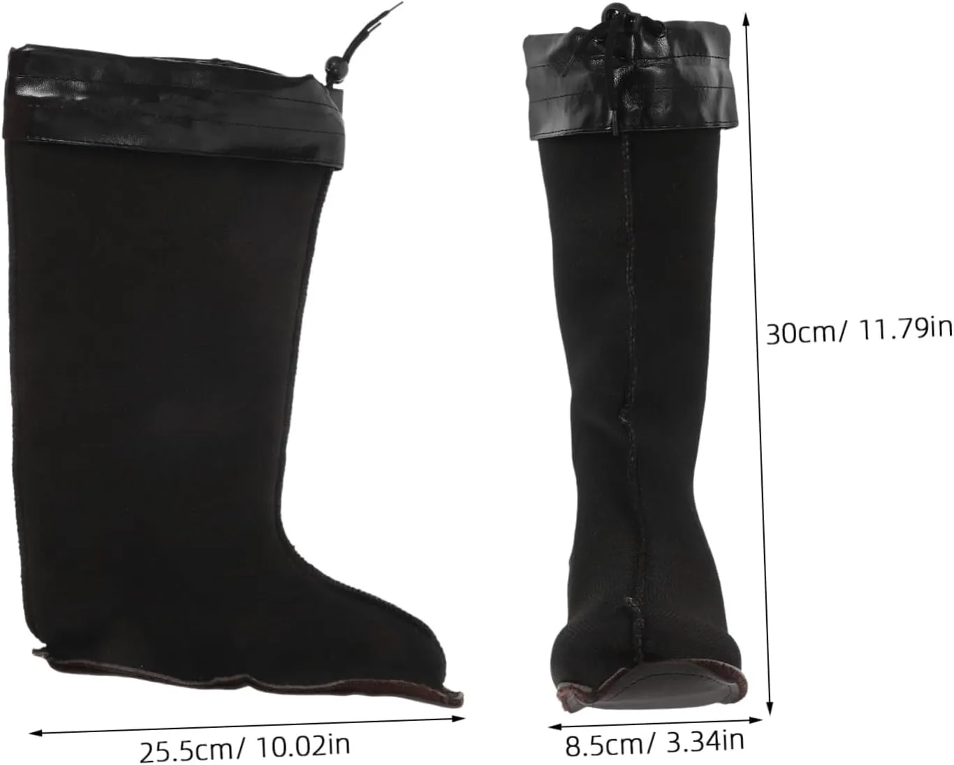 Men's Insulated Rain Boot Liners Warm Inner Sock for Thermal Liner for Cold Weather Cozy and