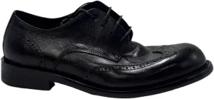 Men's Patent Leather Lace Up Brogue Shoes Slip Resistant Low Top Classic Oxford Comfortable Fashion Dress Shoes