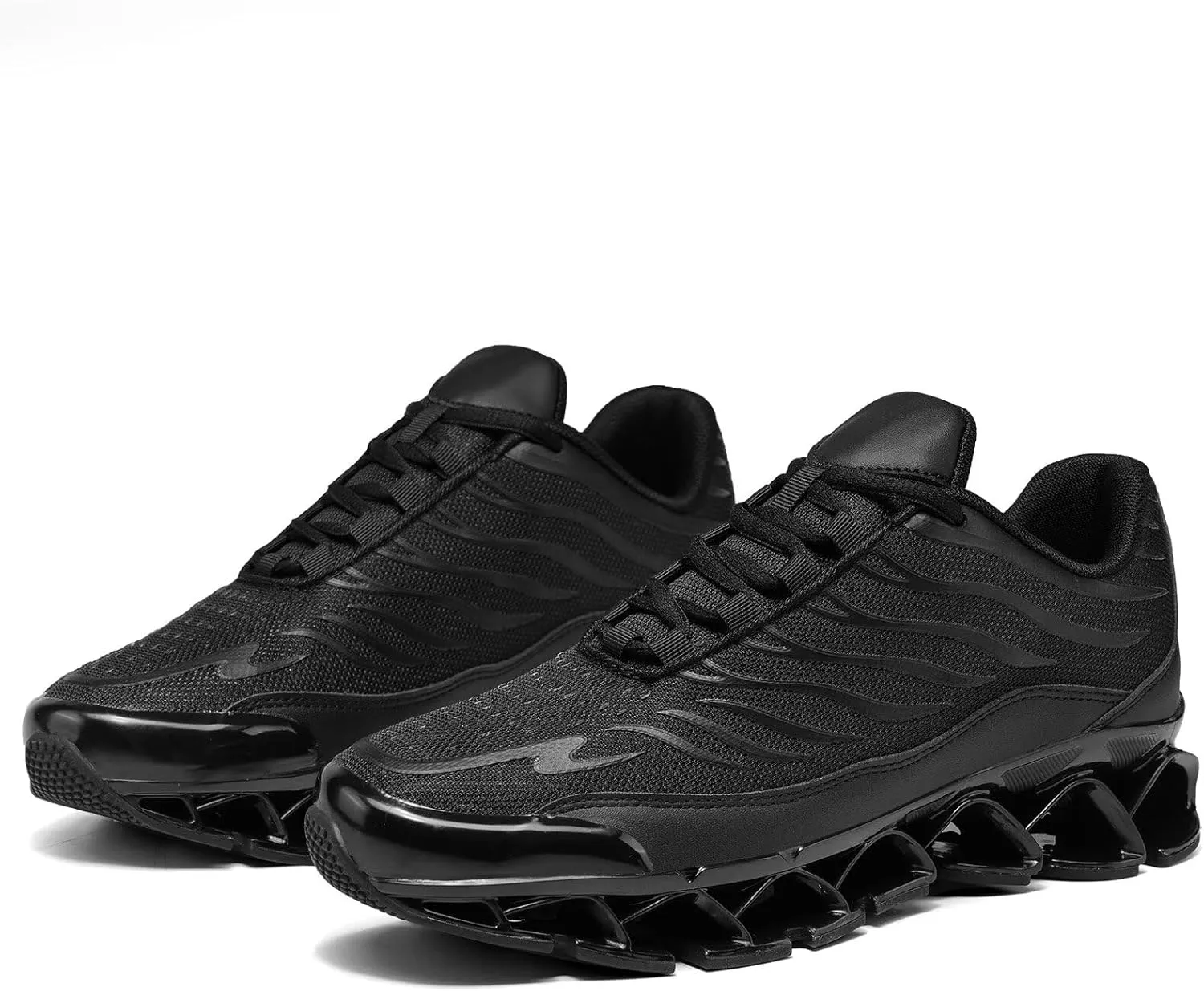 Men's Running Shoes Breathable Mesh Trail Runners Fashion Blade Sneakers Non Slip Gym Sport Trainer Casual Athletic Walking Shoes