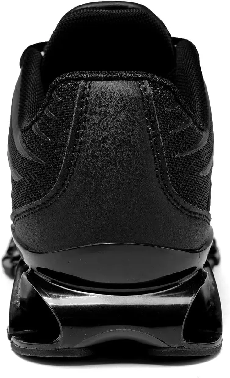 Men's Running Shoes Breathable Mesh Trail Runners Fashion Blade Sneakers Non Slip Gym Sport Trainer Casual Athletic Walking Shoes
