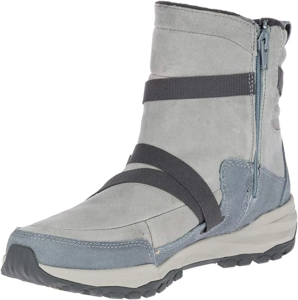 Merrell Women's Icepack 8" Mid Zip Polar Waterproof Snow Boot