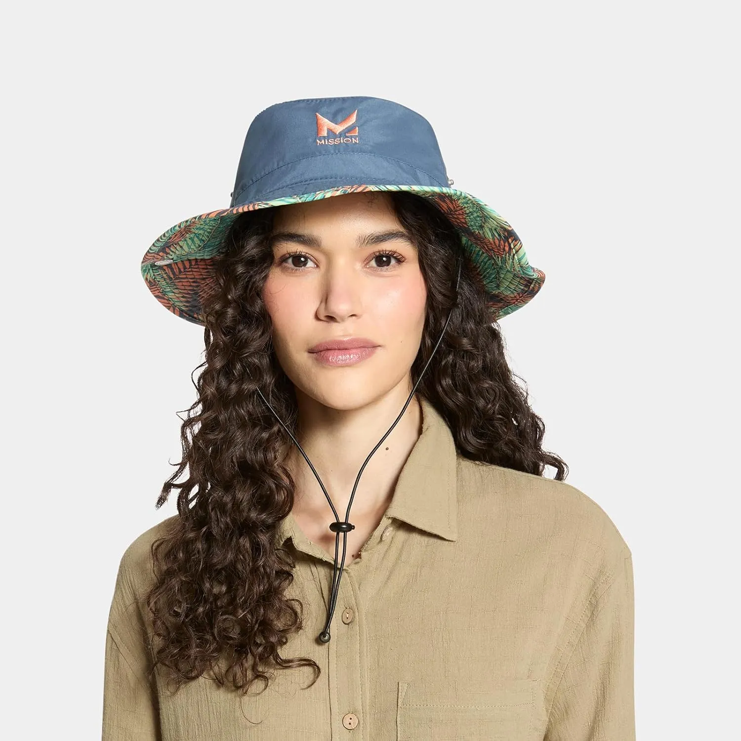 MISSION Cooling Bucket Hat - Unisex Wide-Brim Hat for Men & Women - Lightweight, Foldable & Durable - Cools Up to 2 Hours