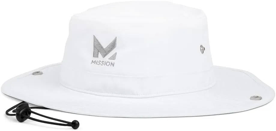 MISSION Cooling Bucket Hat - Unisex Wide-Brim Hat for Men & Women - Lightweight, Foldable & Durable - Cools Up to 2 Hours