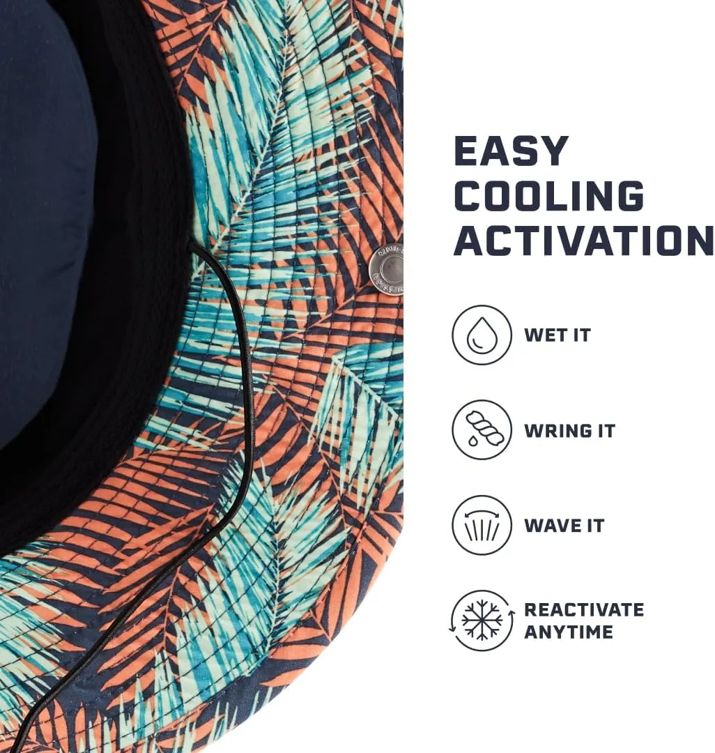 MISSION Cooling Bucket Hat - Unisex Wide-Brim Hat for Men & Women - Lightweight, Foldable & Durable - Cools Up to 2 Hours