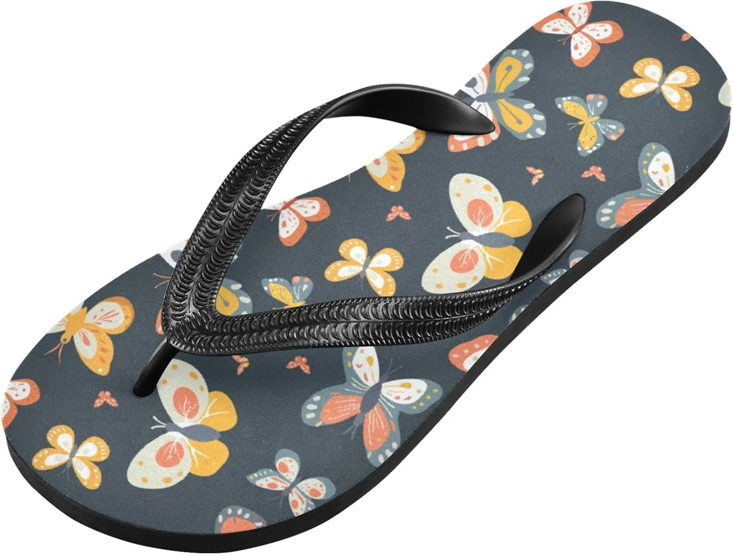 MNSRUU Flip Flops for Women Men Leopard Flip Flops Womens Slides Men Sandals Shower Slippers Summer Non-Slip Flipflops for Swim Beach Bathroom, XS