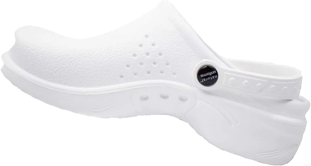 Natural Uniforms Ultralite Women's Clogs with Strap, Nursing Medical Work Mule