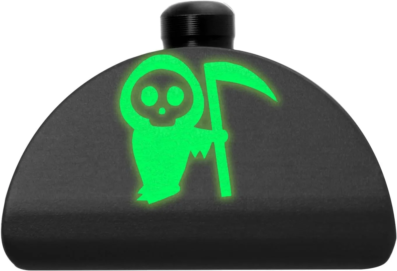 NDZ Performance Aluminum Grip Plug for Glock Gen 1-3 (17 19 20 22 23 24 31 32 34 35) – Laser Engraved, Glow in The Dark (Blue or Green) – Made in USA – Choose Image & Color
