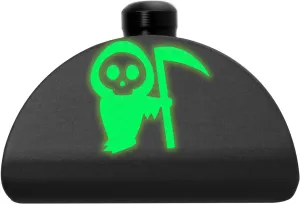 NDZ Performance Aluminum Grip Plug for Glock Gen 1-3 (17 19 20 22 23 24 31 32 34 35) – Laser Engraved, Glow in The Dark (Blue or Green) – Made in USA – Choose Image & Color