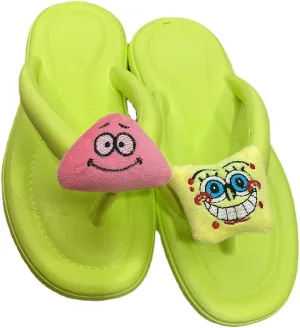 Non-Slip Slippers for Women Men, Cute Cartoon Flip flop Slippers for Indoor Outdoor,Soft Summer Indoor Outdoor Beach Cloudies Sandals
