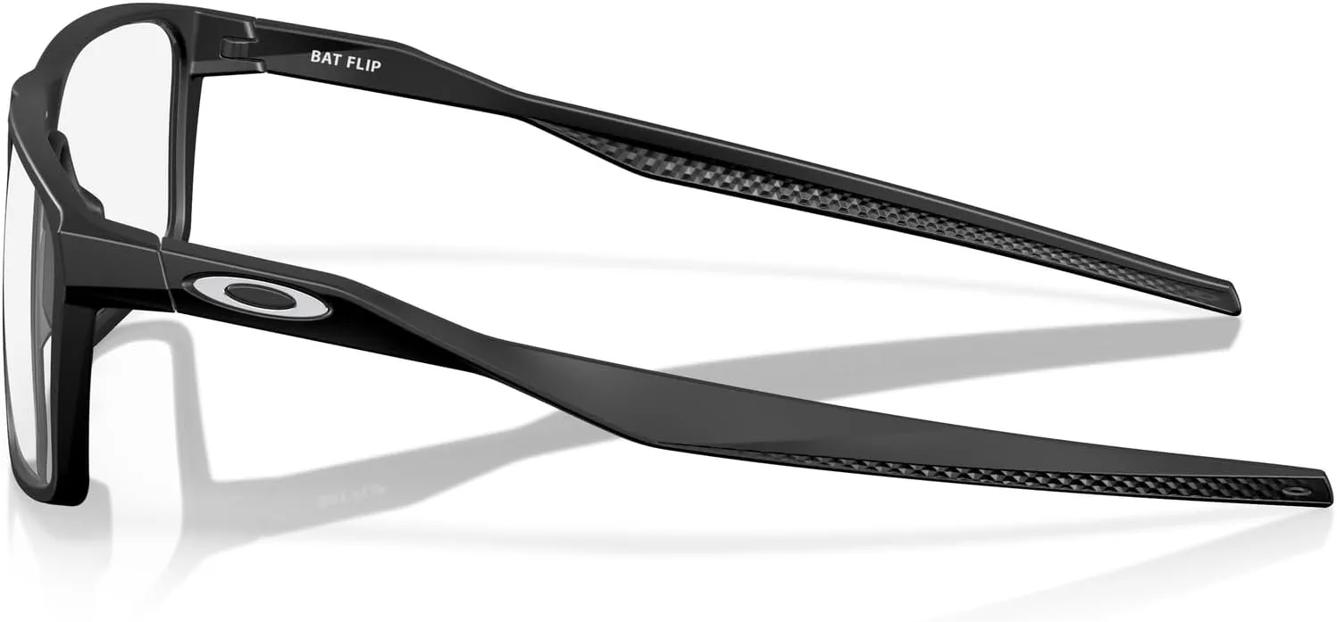 Oakley Men's Ox8183 Bat Flip Rectangular Prescription Eyewear Frames