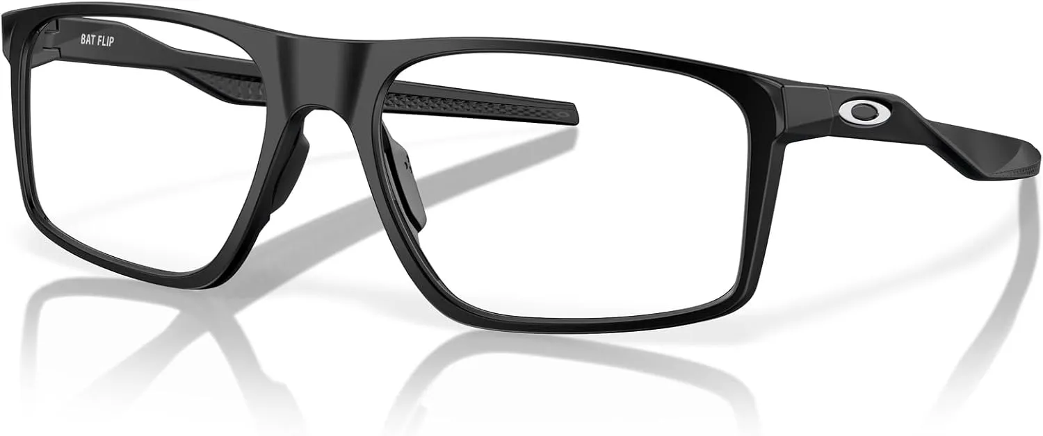 Oakley Men's Ox8183 Bat Flip Rectangular Prescription Eyewear Frames
