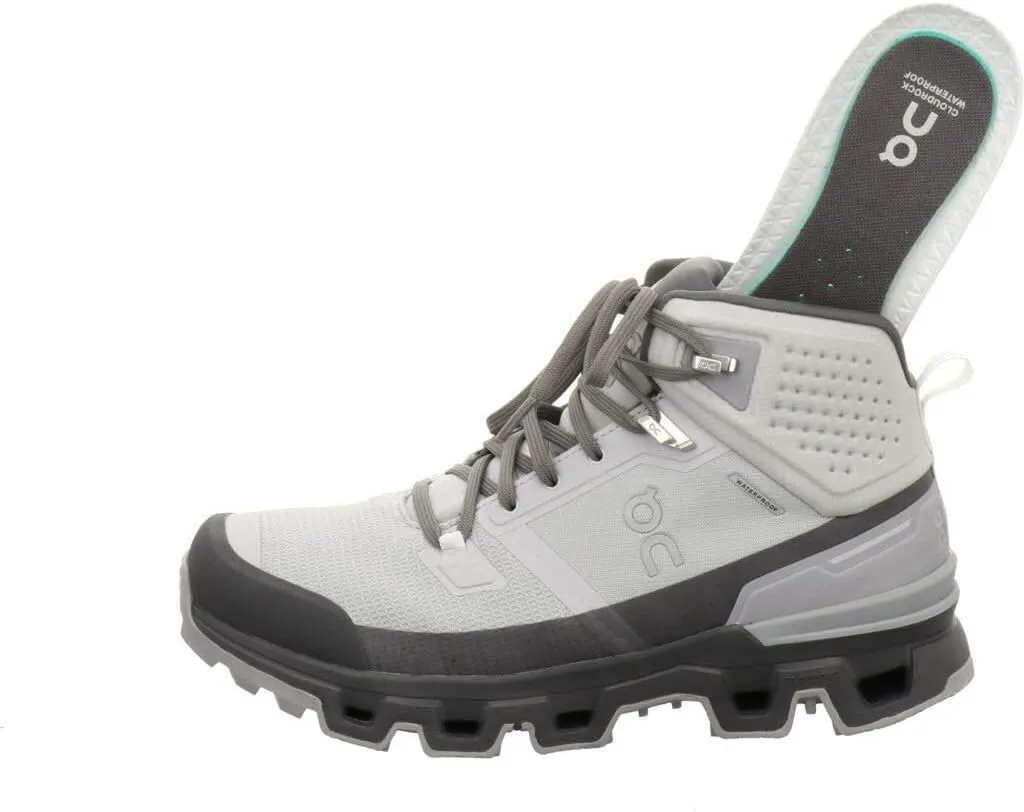 On Running Women's Cloudrock 2 Waterproof Hiking Boot,