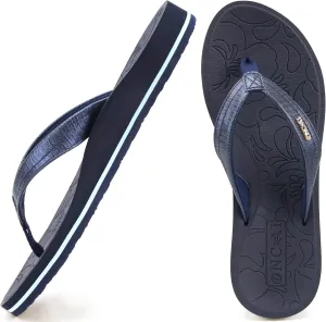 ONCAI Women's Flip Flops Comfortable Summer Beach Thong Sandals for Women with Cushion Walking Arch Support Yoga Mat Indoor Outdoor Soles