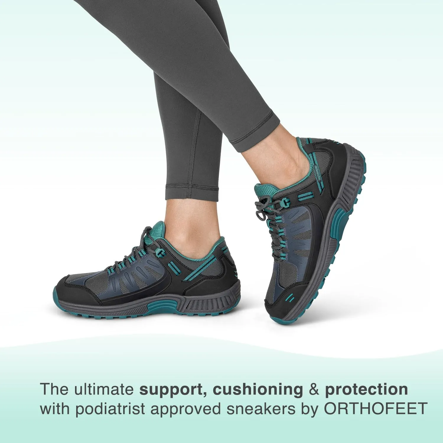 Orthofeet Women's Orthopedic Waterproof Alma Hiking Shoes