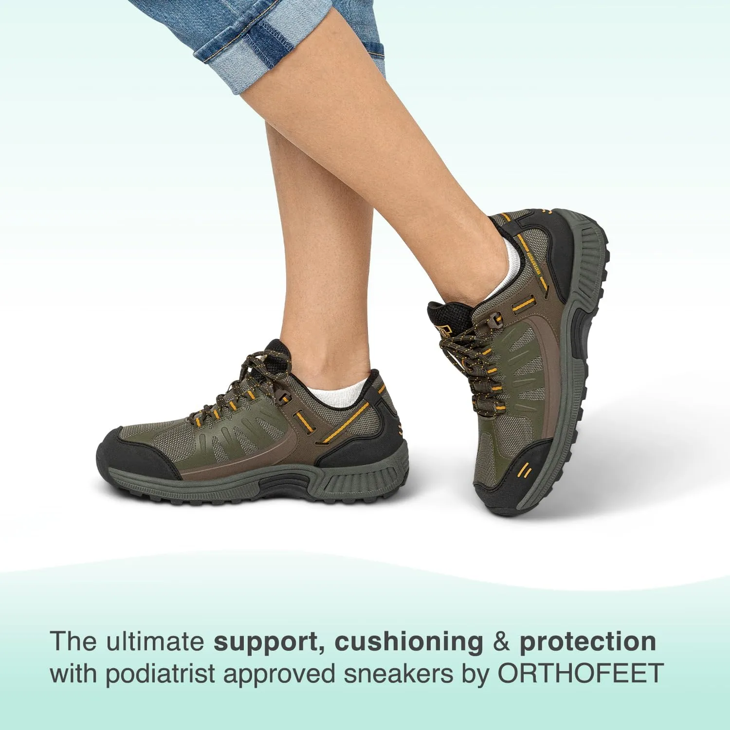 Orthofeet Women's Orthopedic Waterproof Alma Hiking Shoes