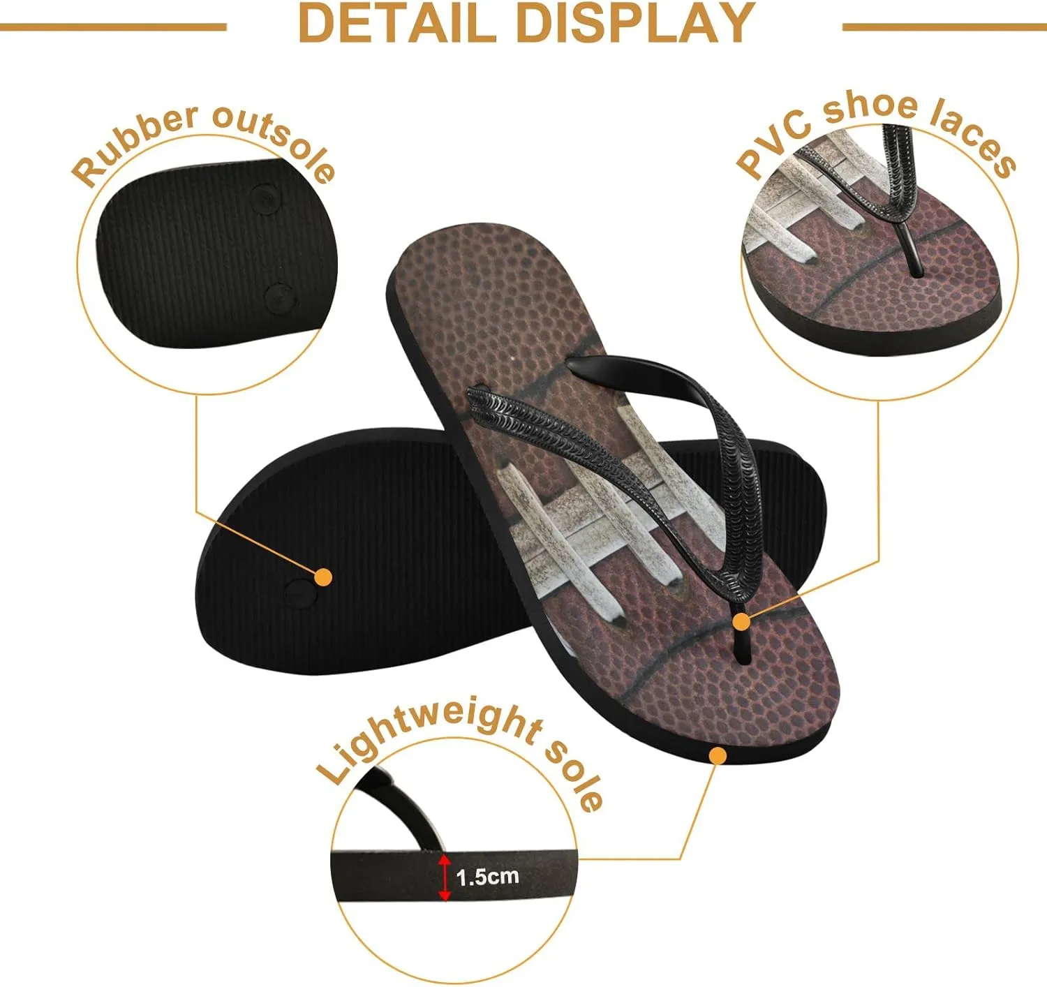 Oyihfvs Flip Flops Flip Sandal Home Slippers Hotel Spa Bedroom for Men Women XS-XXL