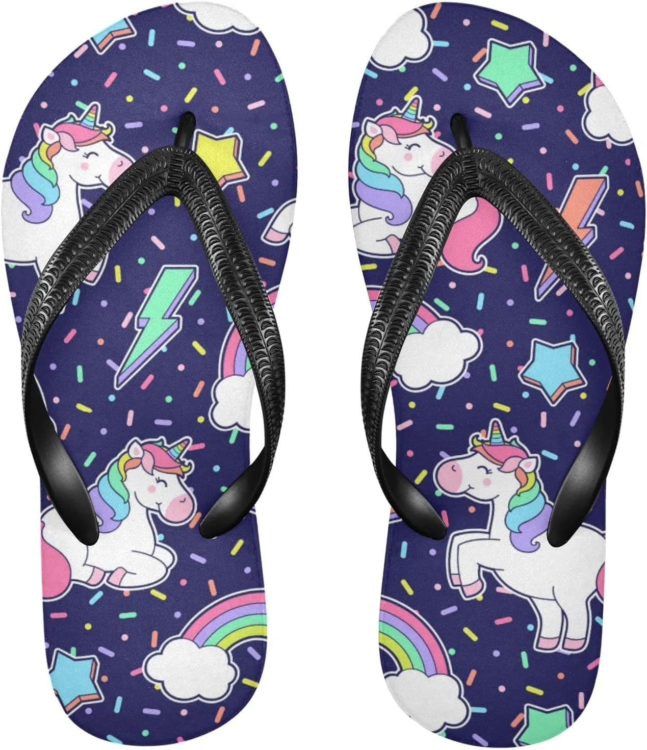 Oyihfvs Flip Flops Flip Sandal Home Slippers Hotel Spa Bedroom for Men Women XS-XXL