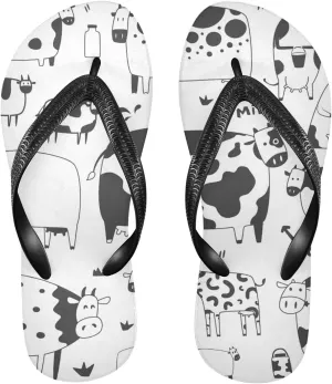 Oyihfvs Flip Flops Flip Sandal Home Slippers Hotel Spa Bedroom for Men Women XS-XXL
