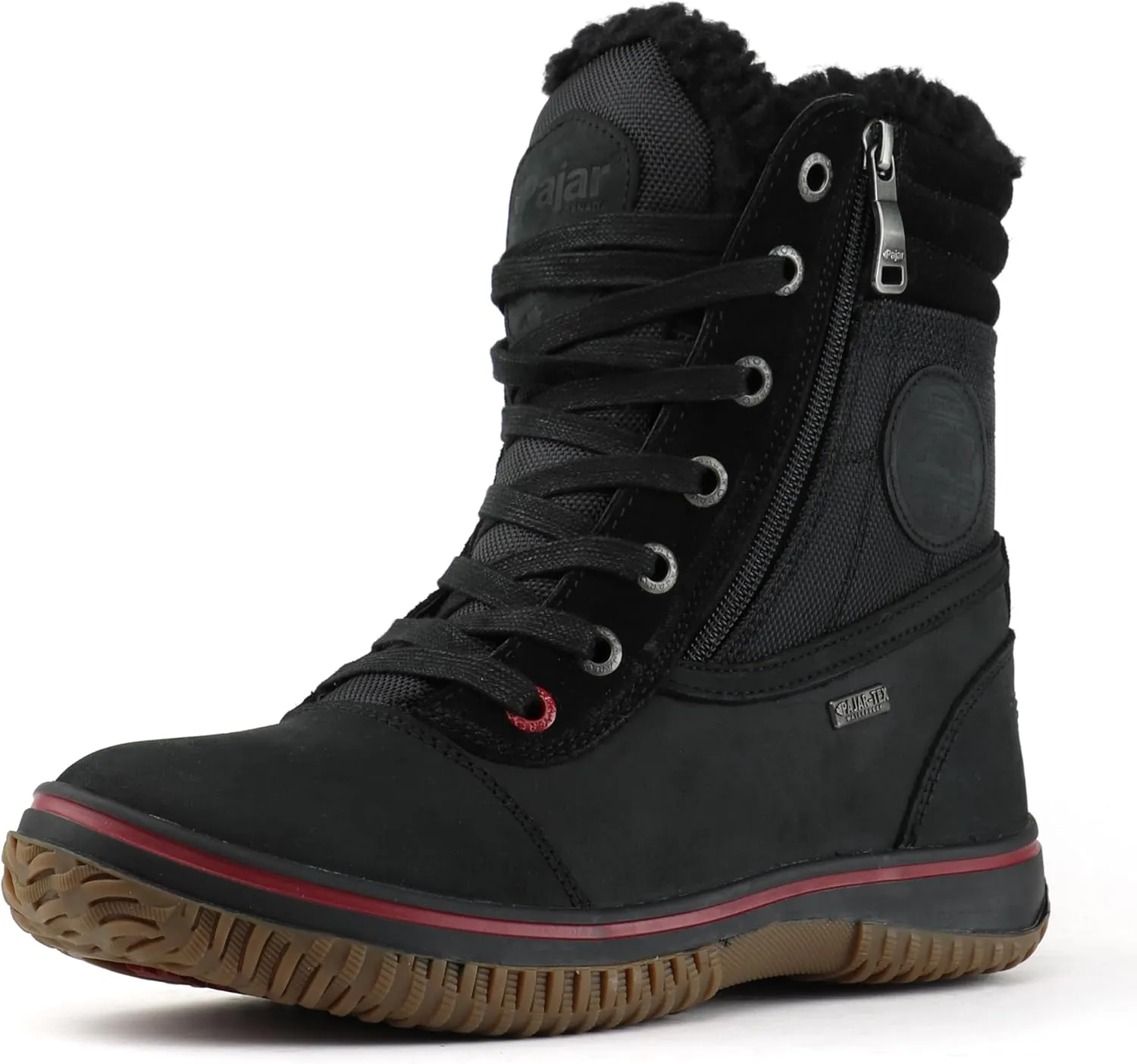 PAJAR Men's Trooper 2.0 Leather Waterproof Winter Mid-Calf Snow Boots