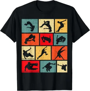 Parkour Traceur Boys Men Kids T-Shirt