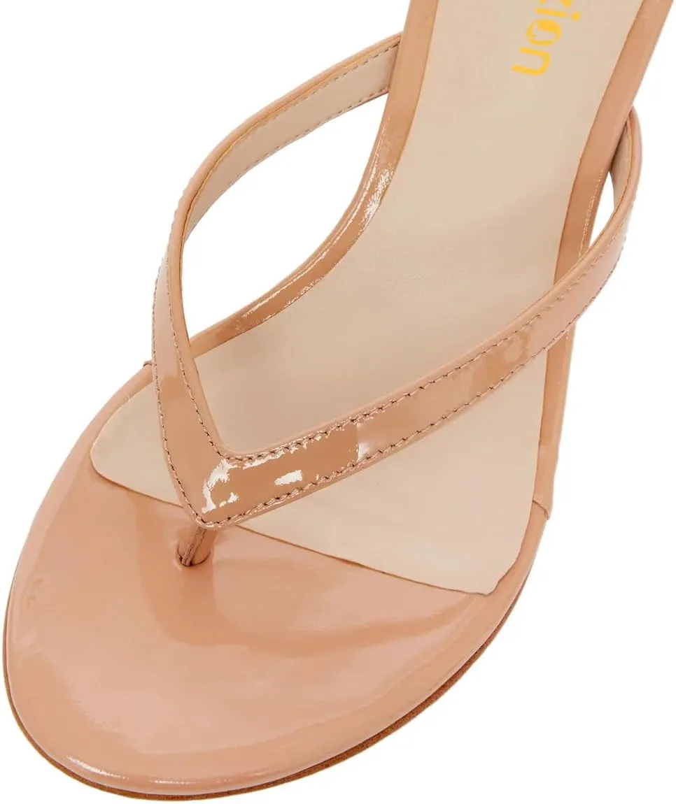 Pazzion Women Fashion Flip Flops Open Toe Low Heels Thong Sandals Casual Daily Summer Outdoor Dress Shoe Size 4-16 US