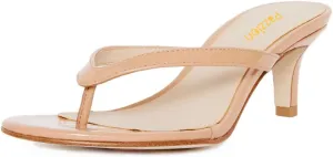 Pazzion Women Fashion Flip Flops Open Toe Low Heels Thong Sandals Casual Daily Summer Outdoor Dress Shoe Size 4-16 US