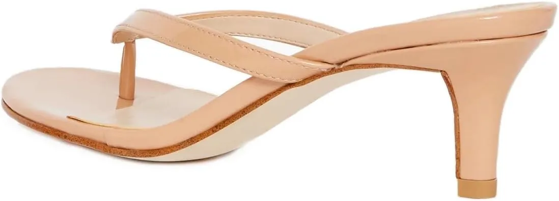 Pazzion Women Fashion Flip Flops Open Toe Low Heels Thong Sandals Casual Daily Summer Outdoor Dress Shoe Size 4-16 US
