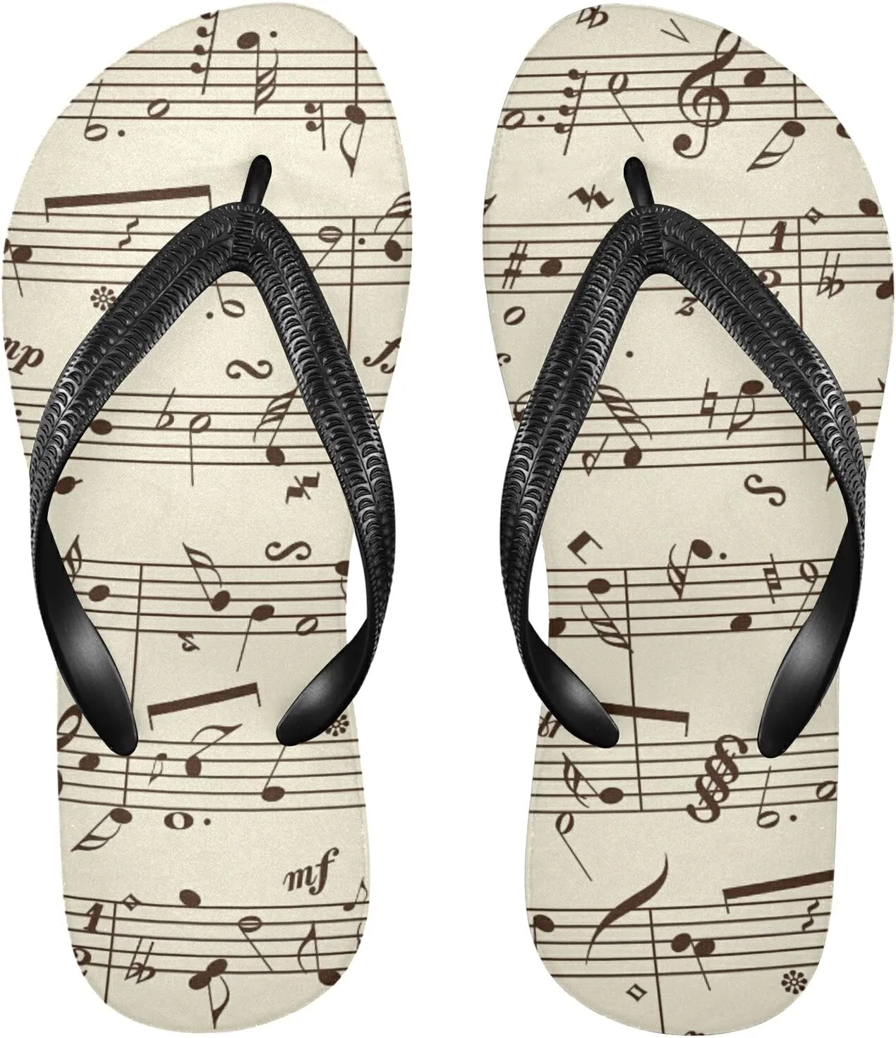 Poeticcity Flip Sandal Men Women Flip Flops for Hotel Spa Home Slippers Bedroom Travel S-XXL