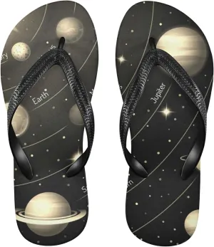 Poeticcity Flip Sandal Men Women Flip Flops for Hotel Spa Home Slippers Bedroom Travel S-XXL