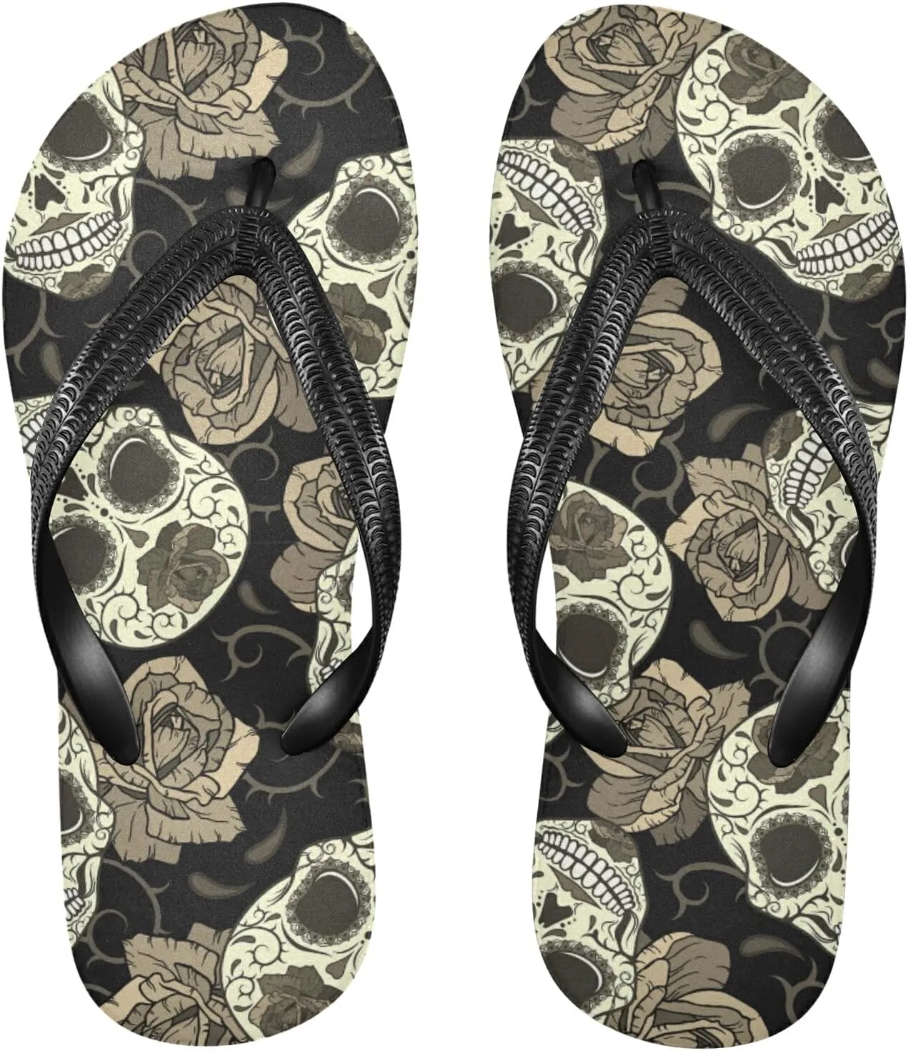 Poeticcity Flip Sandal Men Women Flip Flops for Hotel Spa Home Slippers Bedroom Travel S-XXL