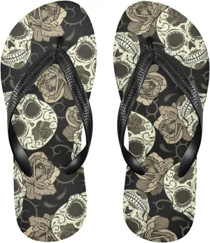 Poeticcity Flip Sandal Men Women Flip Flops for Hotel Spa Home Slippers Bedroom Travel S-XXL