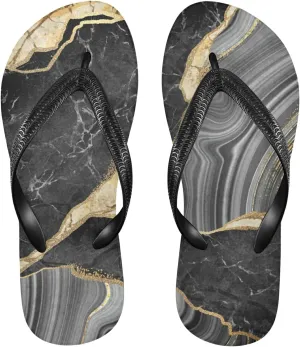 Poeticcity Flip Sandal Men Women Flip Flops for Hotel Spa Home Slippers Bedroom Travel S-XXL