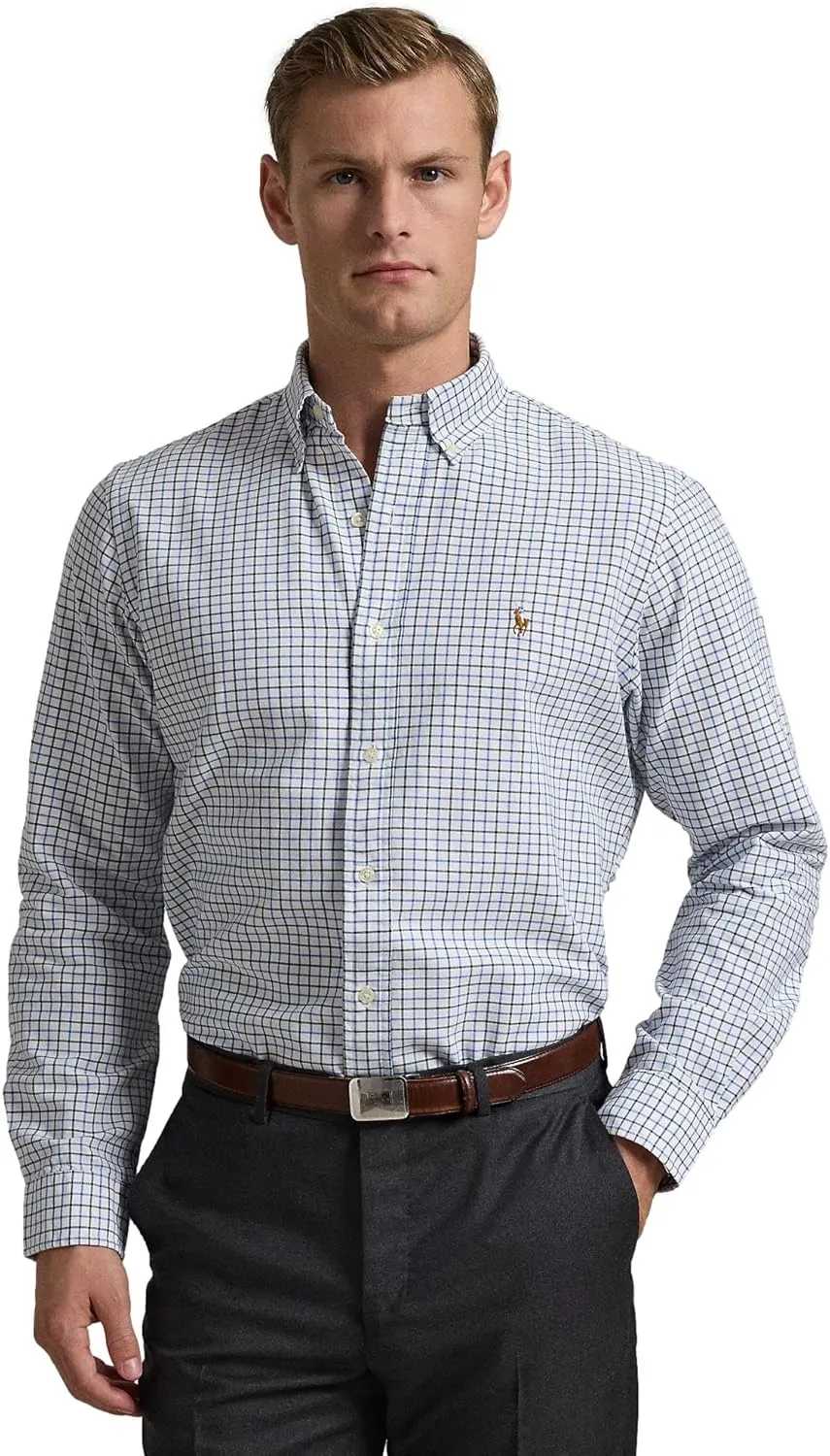POLO RALPH LAUREN Men's Classic Oxford Long Sleeve Sport Shirt