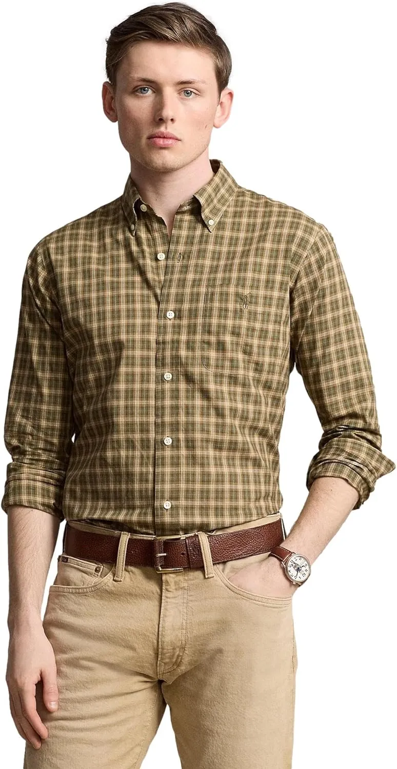 POLO RALPH LAUREN Men's Classic Oxford Long Sleeve Sport Shirt