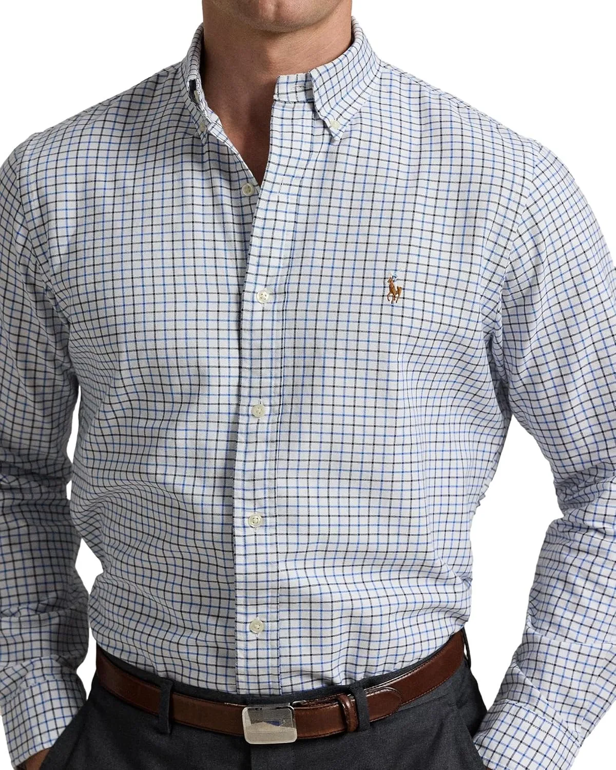 POLO RALPH LAUREN Men's Classic Oxford Long Sleeve Sport Shirt